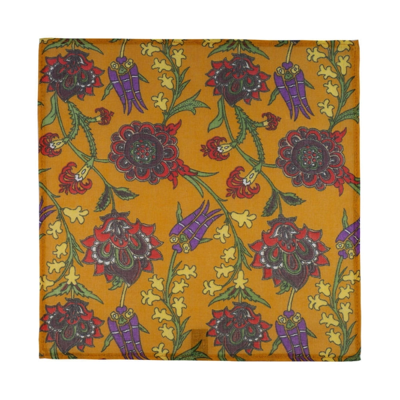 EM Men's Accessories poszetka pomarańczowa wzory floral EM-03-03-127 (1).jpg