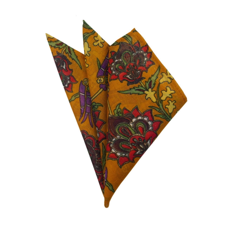 EM Men's Accessories poszetka pomarańczowa wzory floral EM-03-03-127 (1).jpg