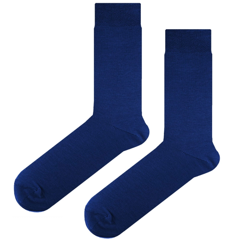 EM Men's Accessories skarpety garniturowe bawełniane niebieskie.jpg