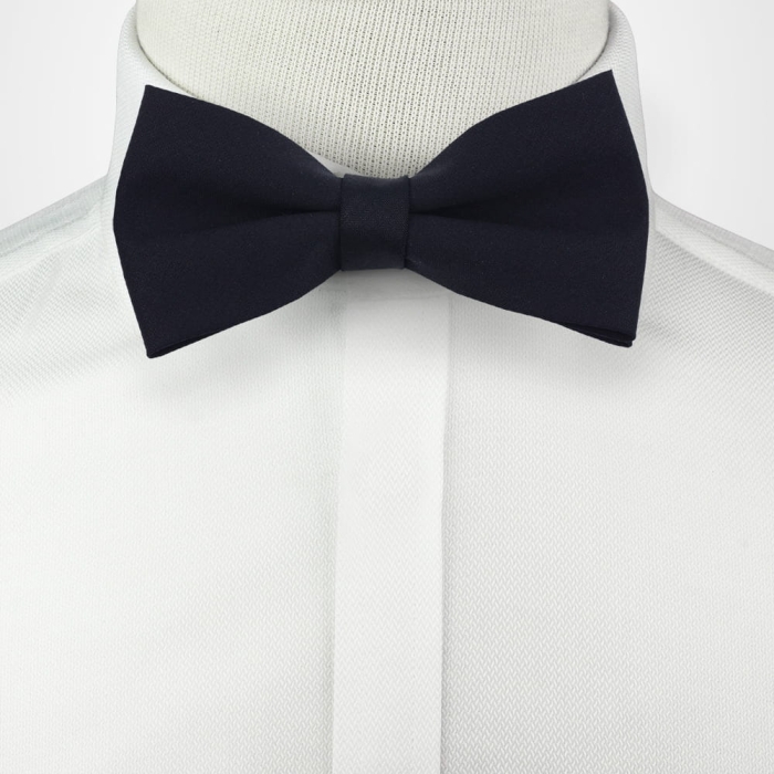 Mucha wełniana - granatowa gładka