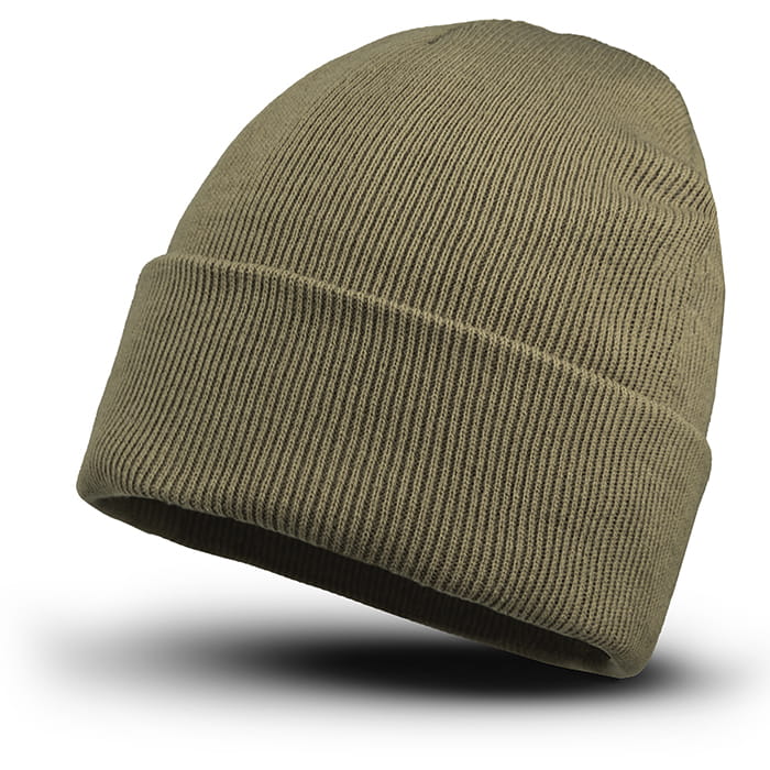 Czapka zimowa beanie - beżowa