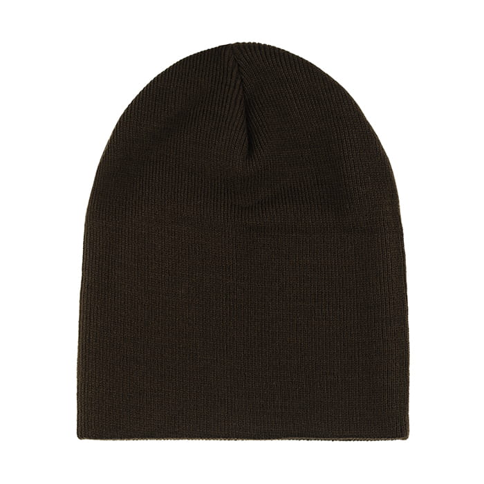 Czapka zimowa beanie - brązowa
