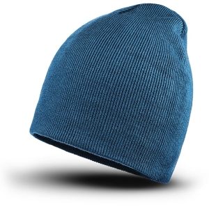 Czapka zimowa beanie - niebieska