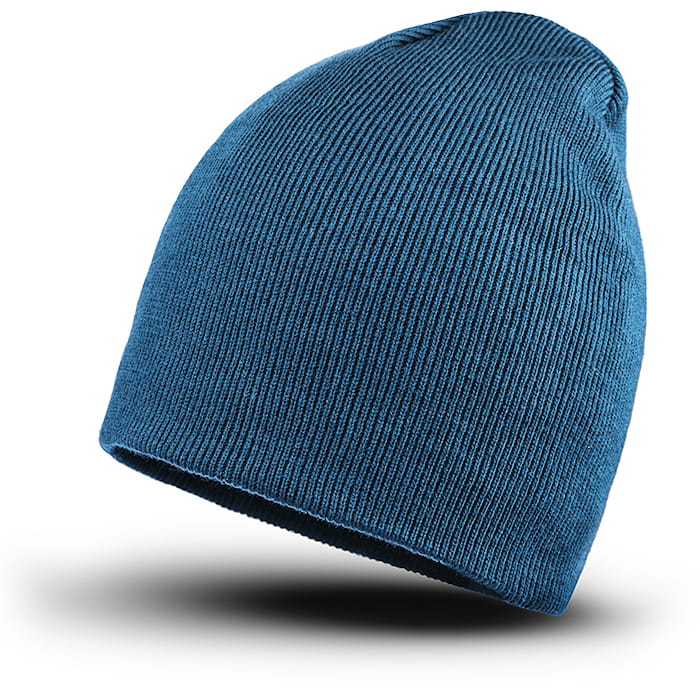 Czapka zimowa beanie - niebieska