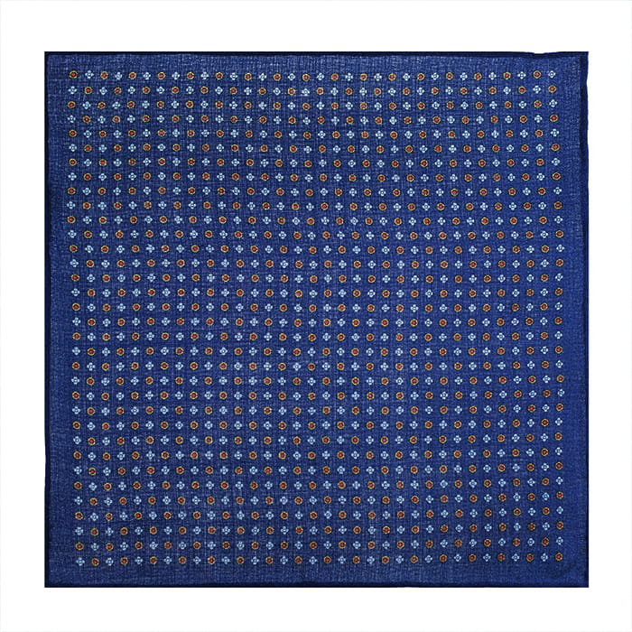 em men's accessories poszetka granatowa we wzór wełna (3).jpg