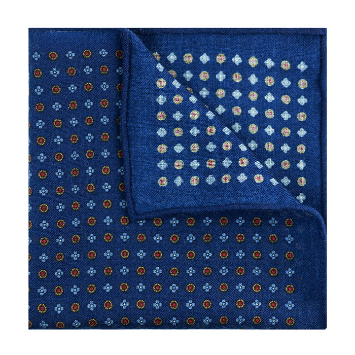 em men's accessories poszetka granatowa we wzór wełna (4).jpg