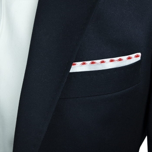 EM Men's Accessories poszetka biała lniana z czerwonymi brzegami.jpg