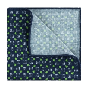 EM Men's Accessories poszetka wełniana granatowa w kwiatki.jpg