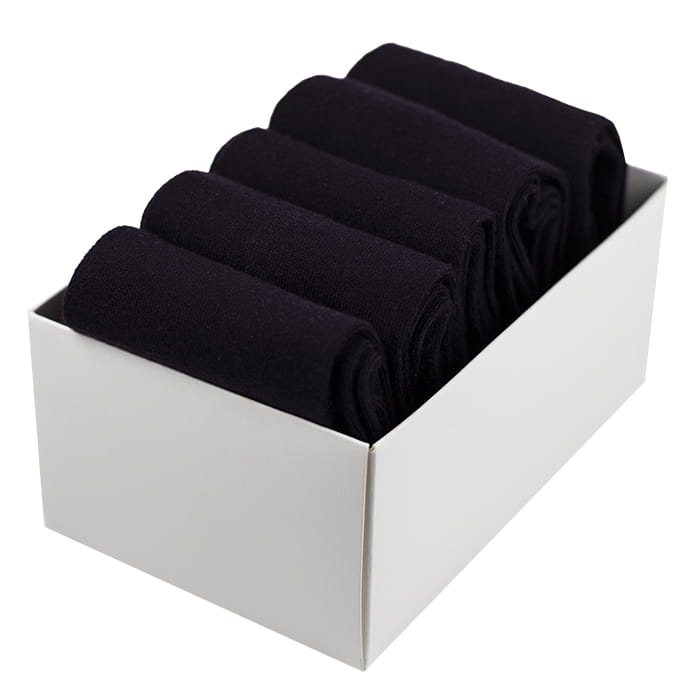 em men's accessories zestaw skarpet 5 par skarpety bakłażanowe fioletowe.jpg