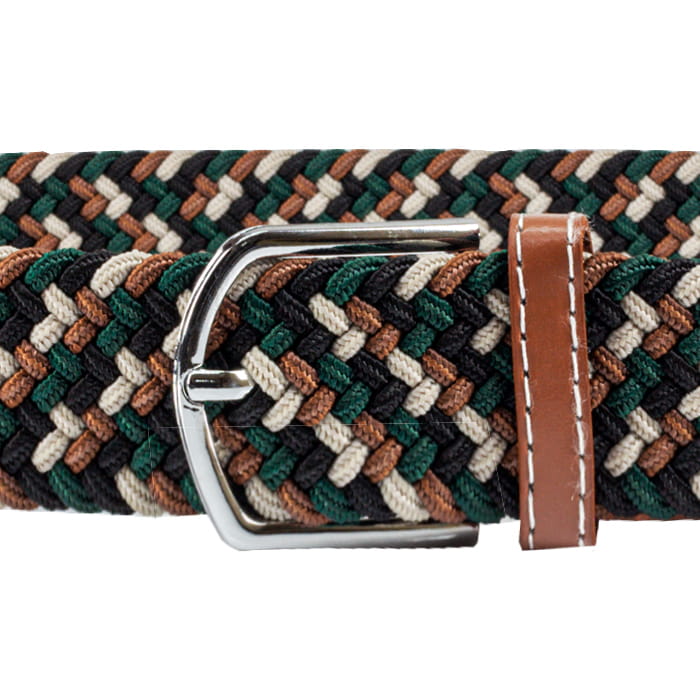 em men's accessories pasek pleciony brązowo-zielony (3).jpg