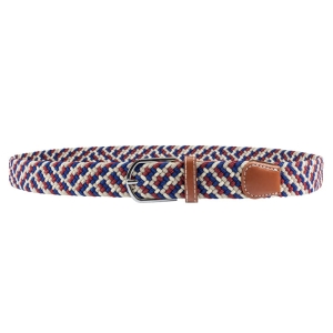 em mens accessories pasek plecion beżowo bordowy (2).jpg