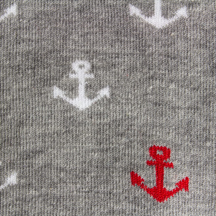 EM Men's Accessories skarpety bawełniane szare w kotwice.jpg