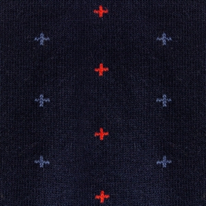 EM Men's Accessories bawełniane granatowe skarpety w plusy.jpg