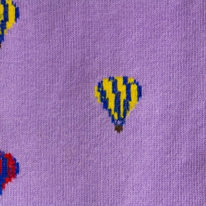 EM Men's Accessories bawełniane fioletowe skarpety w balony.jpg