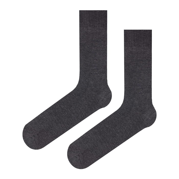 EM men's accessories skarpetki garniturowe gładkie szare z bambusa.jpg