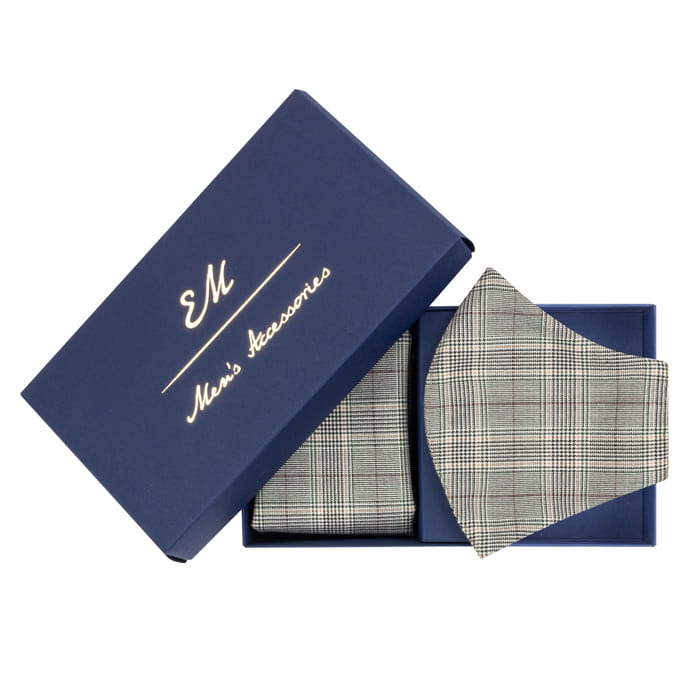 zestaw maseczka + poszetka EM men's accessories