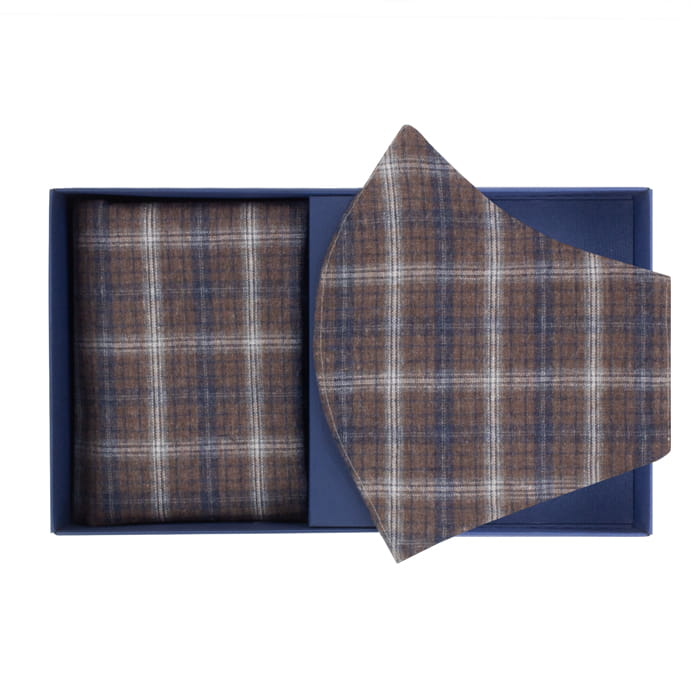 Zestaw  maseczka + poszetka Em men's accessories