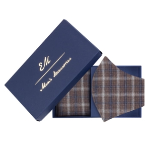 Zestaw  maseczka + poszetka Em men's accessories
