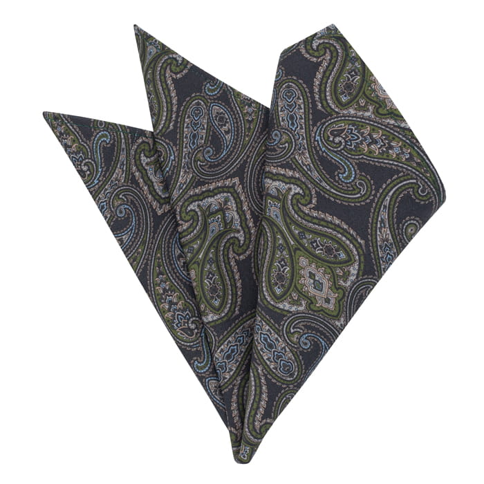 Em Men's Accessories dwustronna poszetka zielona granatowa.jpg