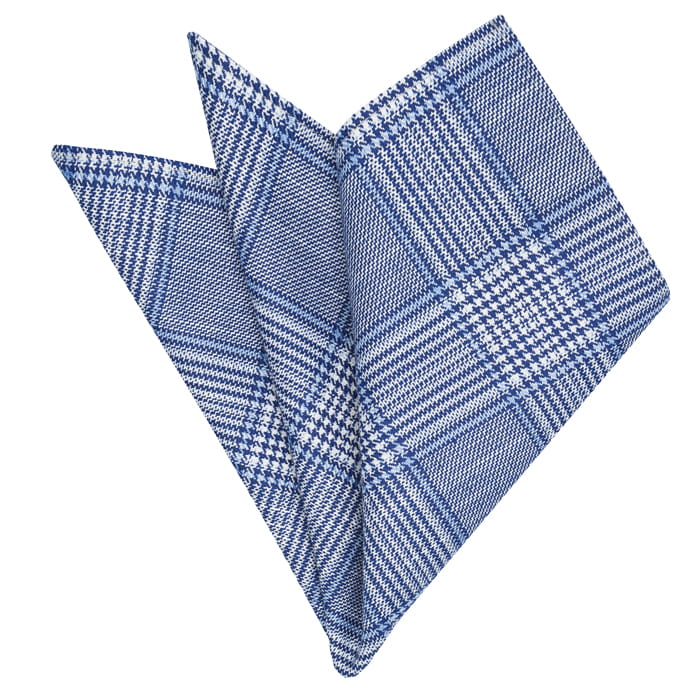 EM Men's Accessories poszetka wełniana niebieska w kratę.jpg