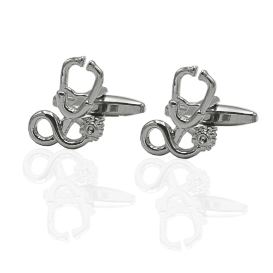 EM men's accessories spinki do mankietów stetoskop .png