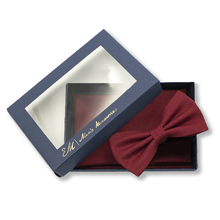 EM men's accessories zestaw mucha z poszetką