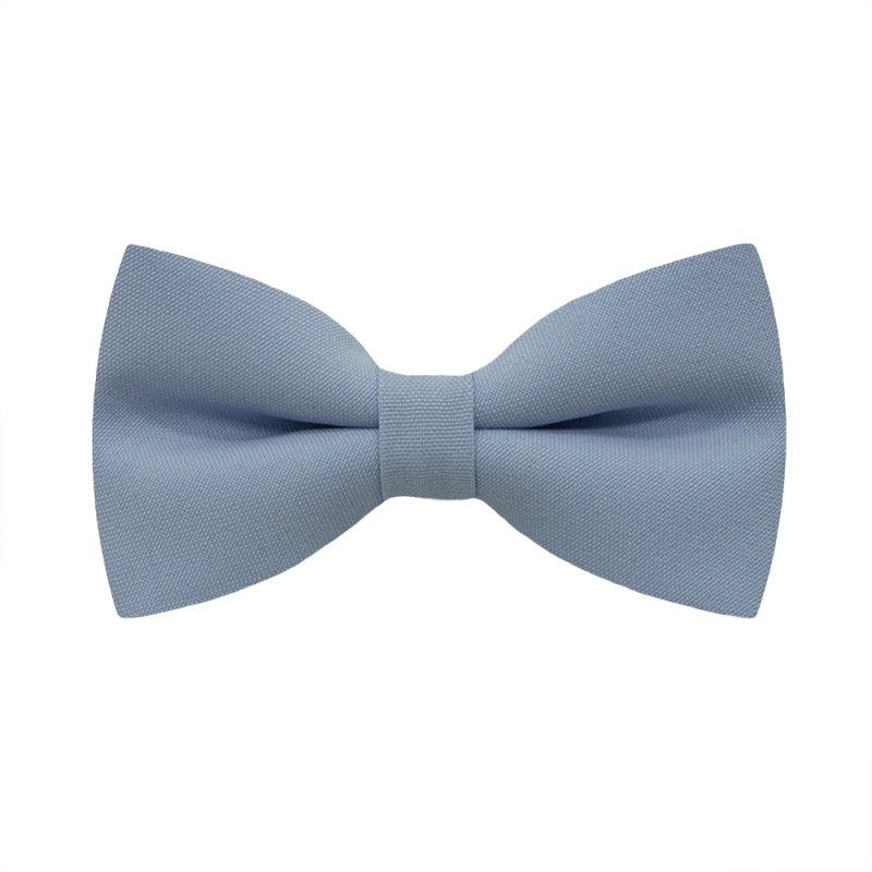 EM men's accessories mucha błękitna gładka