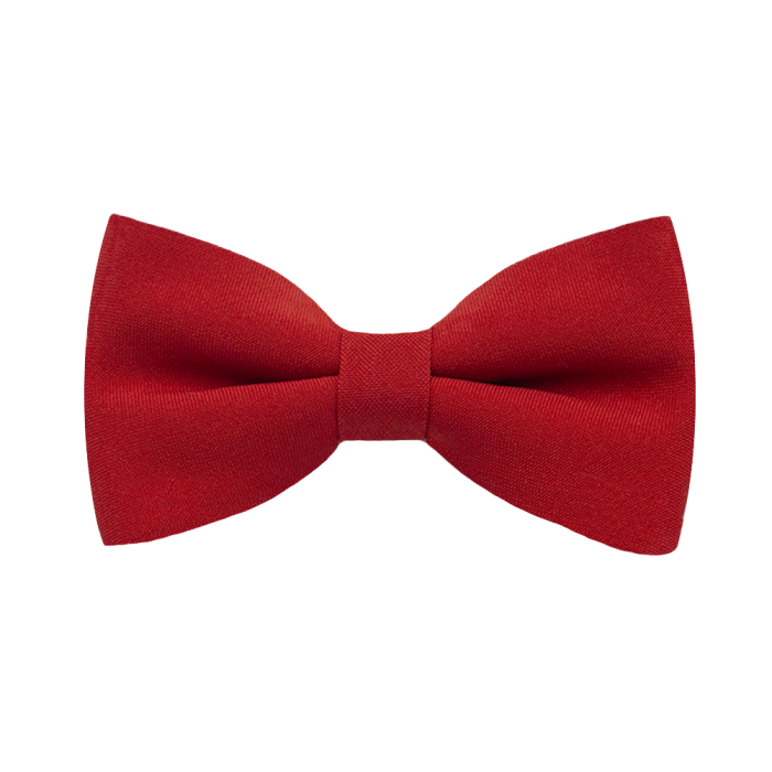 EM men's accessories mucha czerwona gładka