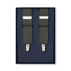 EM men's accessories zestaw szelki wełniane+mucha wełniana