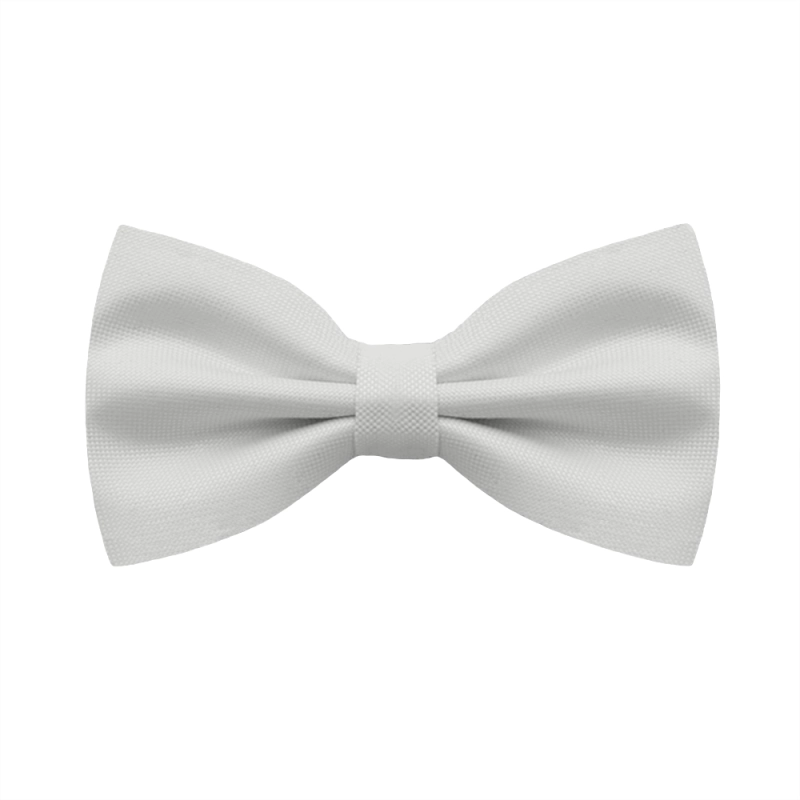 EM men's accessories mucha biała gładka