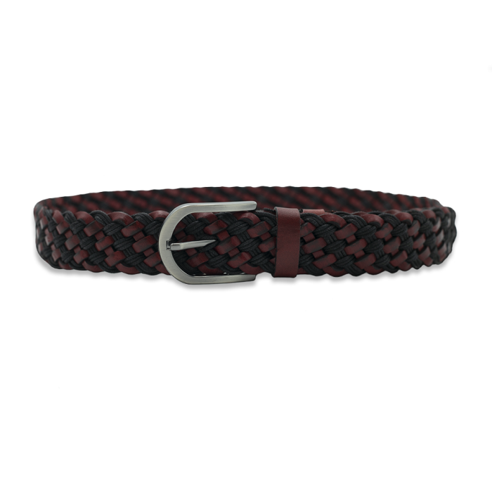 pasek3a Pasek pleciony skóra naturalna czarno bordowy em mens accessories.png