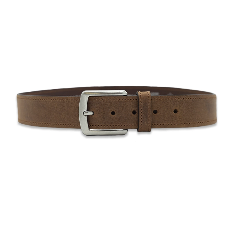 Pasek casualowy skóra naturalna brązowy cieniowany em mens accessories