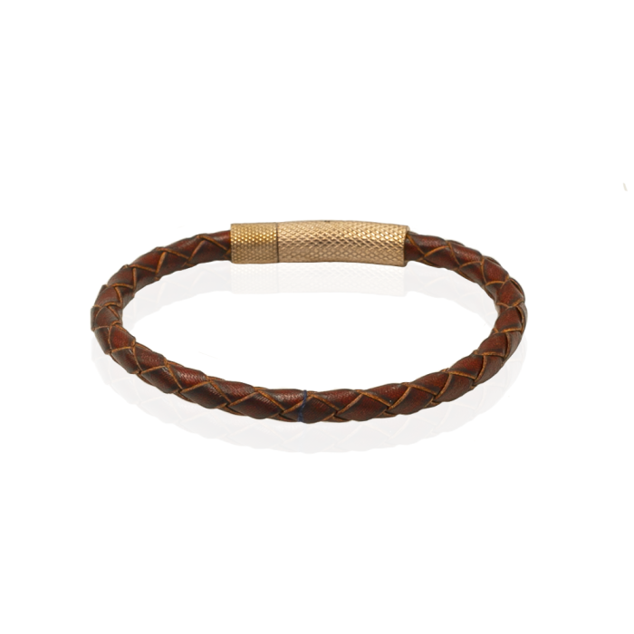 EM men's accessories bransoletka skórzana brązowa.jpg