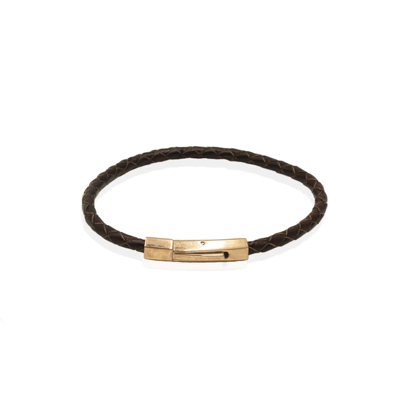 EM men's accessories bransoletka skórzana ciemnobrązowa.jpg