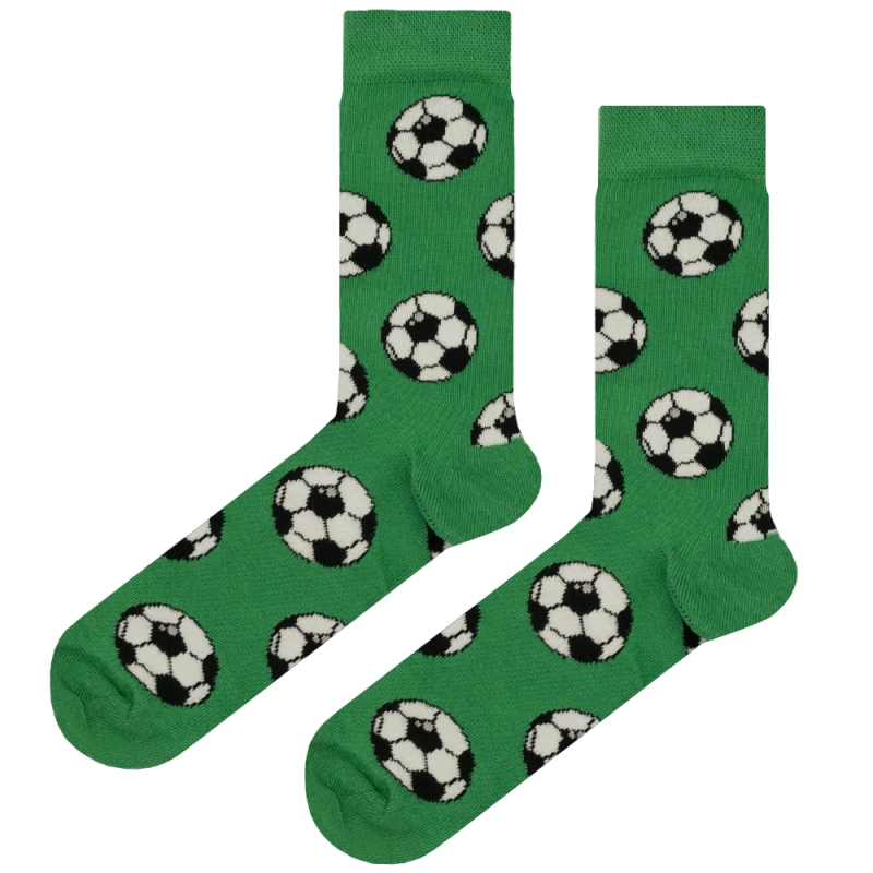zestaw ze skarpetami EM men's accessories zielone w piłki.jpg