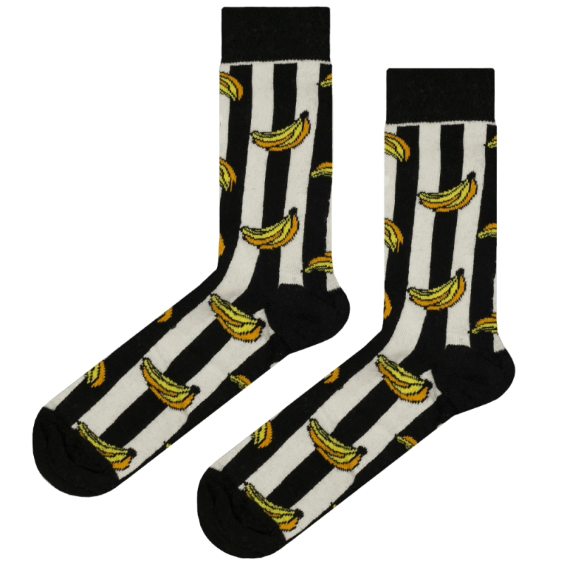 EM men's accessories zestaw ze skarpetkami czarno-białe w banany.jpg