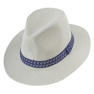 kapelusz letni em mens accessories panama kremowa kotwice