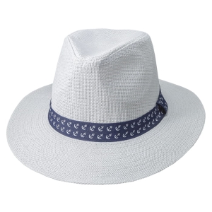 kapelusz letni em mens accessories panama biała kotwice