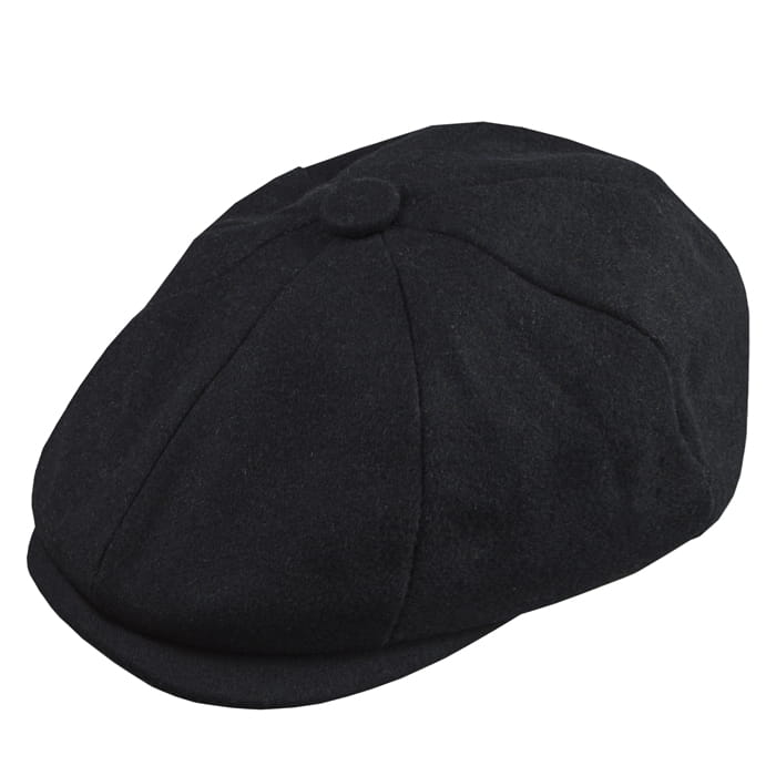 Męski kaszkiet wełniany EM men's accessories - cyklistówka -