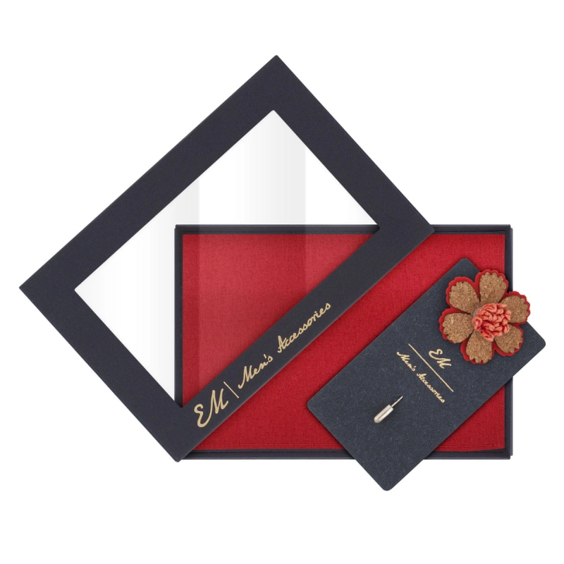 Zestaw-poszetka-+-szpilka-do-butonierki-EM men's accessories