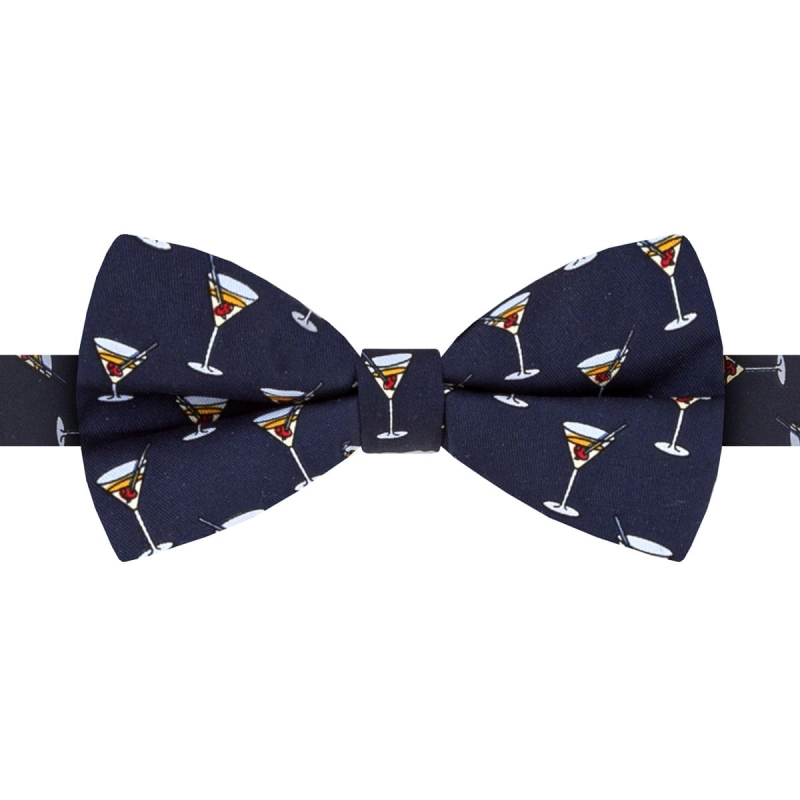 Mucha granatowa w martini EM men's accessories