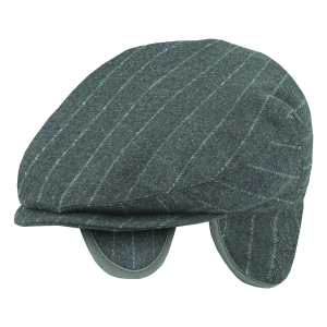 em mens accessories kaszkiet nauszniki peaky blinders paski butelkowa zieleń - cyklistówka -