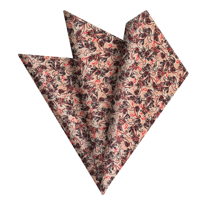 poszetka bawełniana em mens accessories paisley
