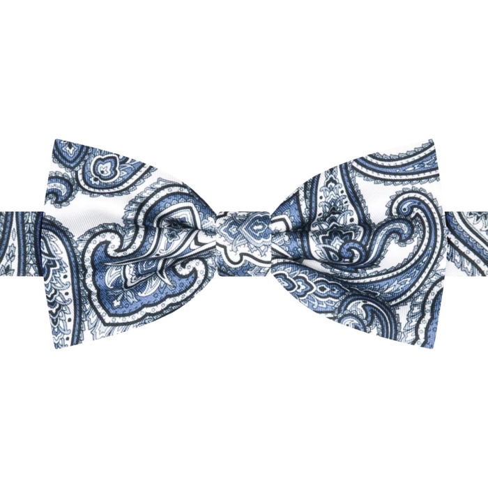 Mucha klasyczna granatowy paisley