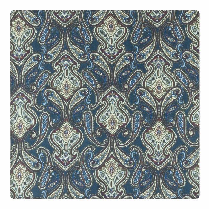 Poszetka granatowa w paisley