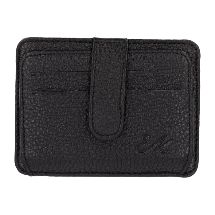 Etui skórzane w kolorze czarnym card holder / wizytownik