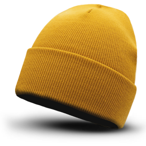 EM men's accessories  czapka musztardowa