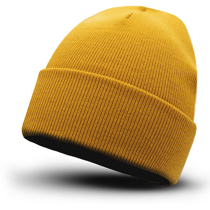 EM men's accessories  czapka musztardowa