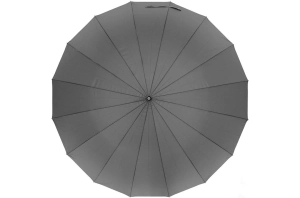 em parachase Parasol - długi - gładki - z drewnianą rączką - 7165 - PREMIUM COLLECTION