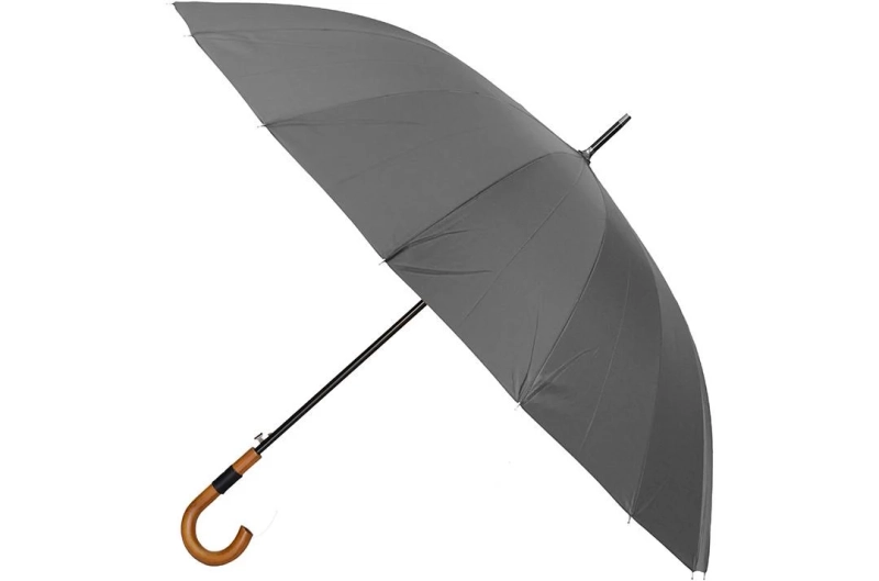 em parachase Parasol - długi - gładki - z drewnianą rączką - 7165 - PREMIUM COLLECTION